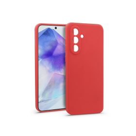Haffner Soft szilikon tok - Samsung Galaxy A55 5G - piros