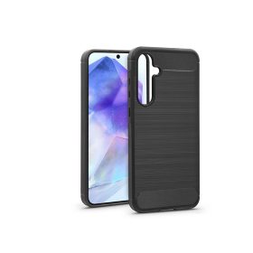   Samsung SM-A556 Galaxy A55 szilikon hátlap - Carbon - fekete