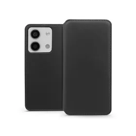 Dual Pocket Flip bőrtok - Xiaomi Redmi Note 13 5G - fekete