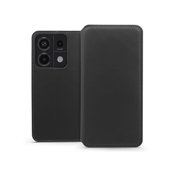 Dual Pocket Flip bőrtok - Xiaomi Redmi Note 13 Pro 5G/Poco X6 5G - fekete