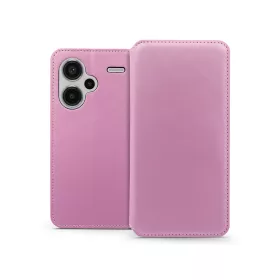   Dual Pocket Flip bőrtok - Xiaomi Redmi Note 13 Pro+ - rózsaszín
