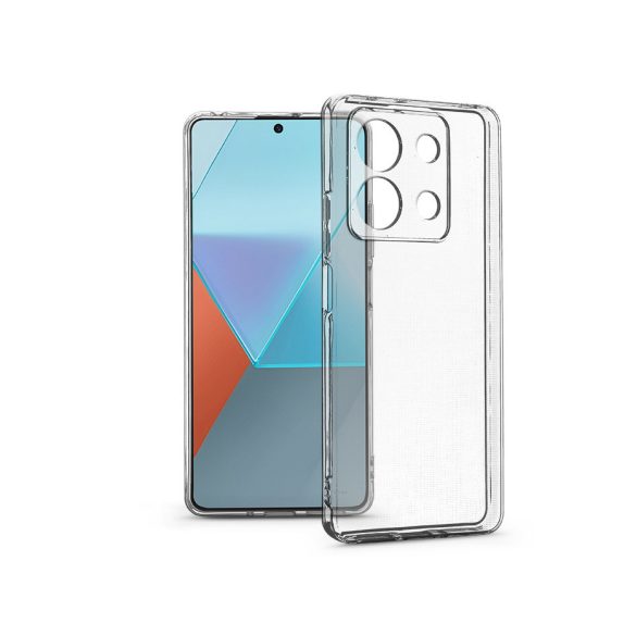 Xiaomi Redmi Note 13 Pro 5G/Poco X6 5G szilikon hátlap kameravédővel - Premium Clear Case Box - átlátszó