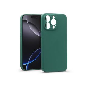 Haffner Matt szilikon tok - Apple iPhone 16 Pro - zöld
