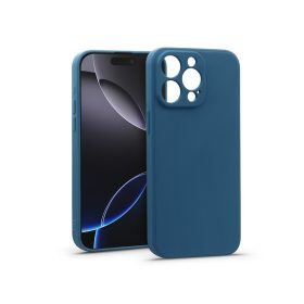 Haffner Matt szilikon tok - Apple iPhone 16 Pro - kék