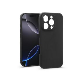 Haffner Soft szilikon tok - Apple iPhone 16 Pro - fekete