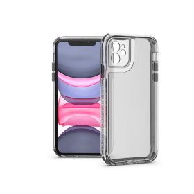  Haffner Matrix Clear kameravédős szilikon tok - Apple iPhone 11 - átlátszó