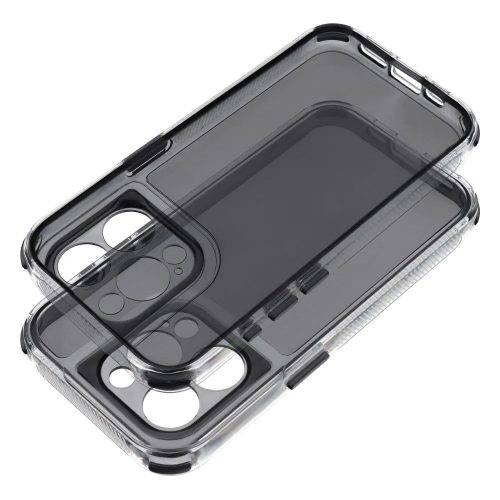 Haffner Matrix Clear kameravédős szilikon tok - Apple iPhone 16 Plus - átlátszó