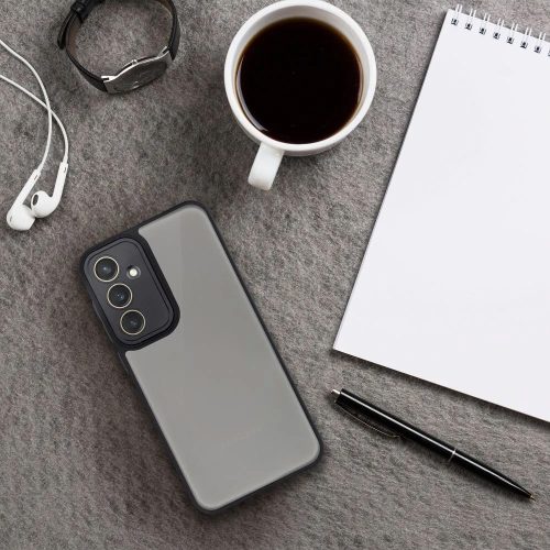 Haffner Variete tok kameravédő lencsevédő üveggel - Samsung SM-A165 Galaxy A16 4G/A16 5G - fekete