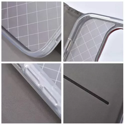 Haffner Smart Magneto Book Flip oldalra nyíló tok - Samsung SM-S938 Galaxy S25 Ultra - bordó