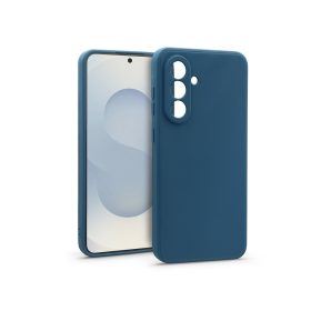 Haffner Matt szilikon tok - Samsung Galaxy S25 - kék