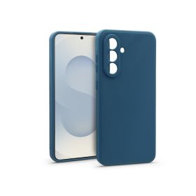 Haffner Matt szilikon tok - Samsung Galaxy S25 Plus - kék