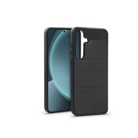   Haffner Carbon szilikon tok - Samsung SM-S937 Galaxy S25 - fekete