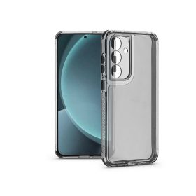   Haffner Matrix Clear kameravédős szilikon tok - Samsung SM-S937 Galaxy S25 - átlátszó