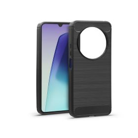 Haffner Carbon szilikon tok - Xiaomi Redmi 14C - fekete