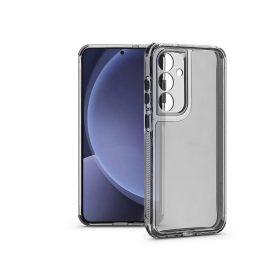   Haffner Matrix Clear kameravédős szilikon tok - Samsung SM-S936 Galaxy S25+ - átlátszó