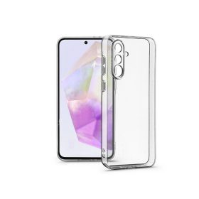   Haffner Clear Case kameravédős szilikon tok - Samsung SM-A366 Galaxy A36 5G - átlátszó