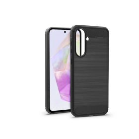  Haffner Carbon szilikon tok - Samsung SM-A366 Galaxy A36 5G - fekete