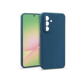 Haffner Matt szilikon tok - Samsung Galaxy A56 5G - kék