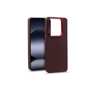   Haffner Frame szilikon tok - Xiaomi Redmi Note 14 4G/Note 14 5G - bíbor