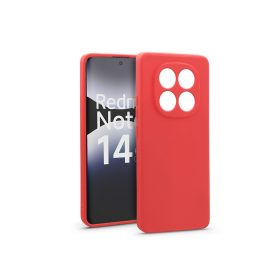   Haffner Soft szilikon tok - Xiaomi Redmi Note 14 Pro 5G - piros