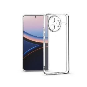   Haffner Clear Case kameravédős szilikon tok - Xiaomi Poco F7 Ultra - átlátszó