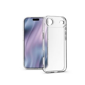   Haffner Clear Case kameravédős szilikon tok - Apple iPhone 17 Air - átlátszó