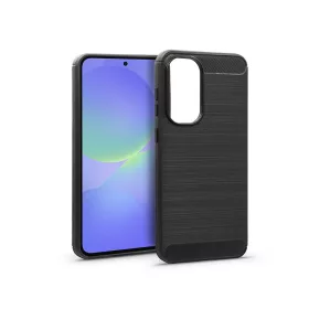   Haffner Carbon szilikon tok - Samsung SM-A376B Galaxy A37 5G - fekete