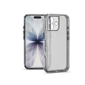   Haffner Matrix Clear kameravédős szilikon tok - Apple iPhone 17 - átlátszó