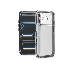   Haffner Matrix Clear kameravédős szilikon tok - Apple iPhone 17 Pro - átlátszó