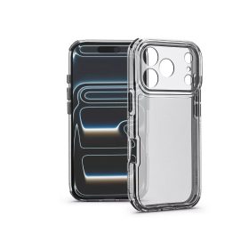   Haffner Matrix Clear kameravédős szilikon tok - Apple iPhone 17 Pro Max - átlátszó