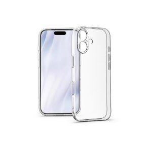   Haffner Clear Case kameravédős szilikon tok - Apple iPhone 17 - átlátszó