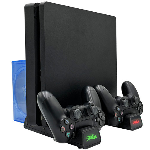 Froggiex FX-P4-C3-B PS4 Multifunkciós ventilátoros állvány