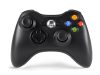 Vezeték nélküli Xbox 360/PC kompatibilis fekete kontroller (USB Adapterrel)
