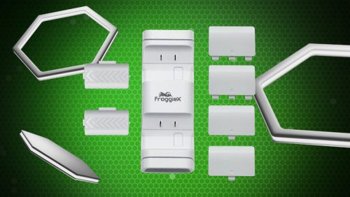 Froggiex FX-XOS-C1-W Xbox Series S & X / One fehér dupla töltőállomás