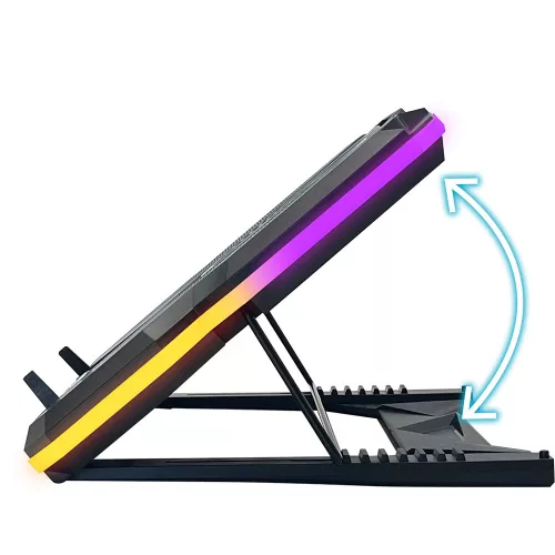 Froggiex FX-PC-P1-BL NitroCooling RGB laptop hűtőpad