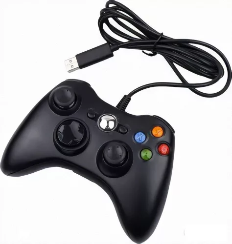 Froggiex FX-X360-PC-B Vezetékes Xbox 360/PC kompatibilis fekete kontroller