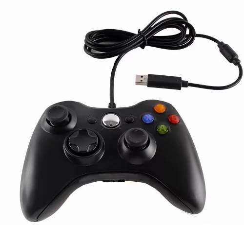 Froggiex FX-X360-PC-B Vezetékes Xbox 360/PC kompatibilis fekete kontroller