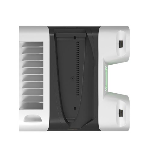 Froggiex FX-P5-C4-W PS5/PS5 Slim Multifunkciós ventilátoros állvány + headset tartó