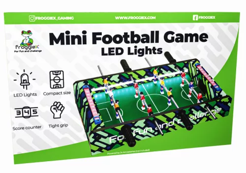 FroggieX FX-TS-MFB-LED X-Mini Football csocsó játékasztal