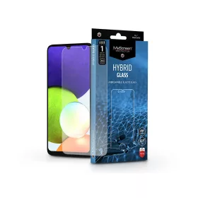   Samsung A225F Galaxy A22 4G/M225F Galaxy M22 4G rugalmas üveg képernyővédő fólia- MyScreen Protector Hybrid Glass - átlátszó