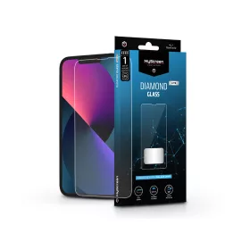   Apple iPhone 13 Mini edzett üveg képernyővédő fólia - MyScreen Protector DiamondGlass Lite Full Glue - átlátszó