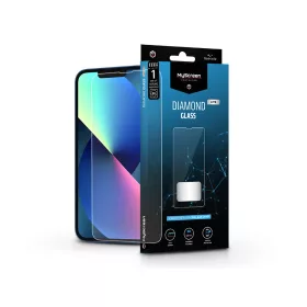   Apple iPhone 13/13 Pro/14/14 Pro edzett üveg képernyővédő fólia - MyScreen      Protector Diamond Glass Lite Full Glue - átlátszó