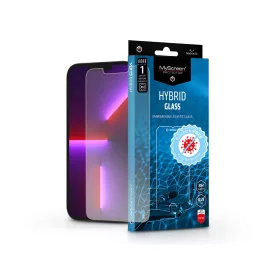   Apple iPhone 13 Pro Max/14 Pro Max/14 Plus rugalmas üveg képernyővédő fólia -   MyScreen Protector Hybrid Glass BacteriaFree - átlátszó