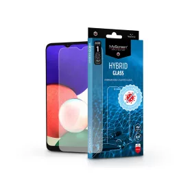   Samsung A226B Galaxy A22 5G rugalmas üveg képernyővédő fólia - MyScreen         Protector Hybrid Glass BacteriaFree - átlátszó