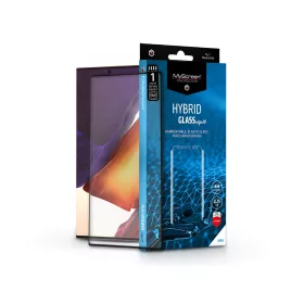   Samsung N985F Galaxy Note 20 Ultra rugalmas üveg képernyővédő fólia ívelt       kijelzőhöz - MyScreen Protector Hybrid Glass Edge3D - fekete