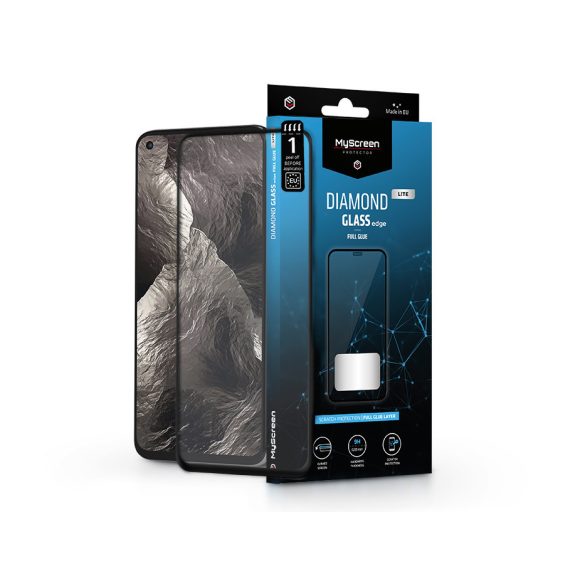 Realme GT Master 5G edzett üveg képernyővédő fólia - MyScreen Protector Diamond Glass Lite Edge2.5D Full Glue - fekete