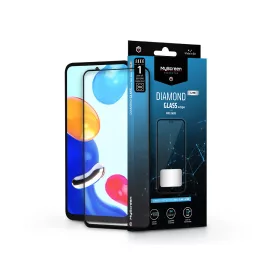   Xiaomi Redmi Note 11/Note 11S edzett üveg képernyővédő fólia - MyScreen         Protector Diamond Glass Lite Edge2.5D Full Glue - fekete
