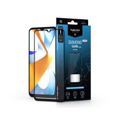   Xiaomi Poco C40 edzett üveg képernyővédő fólia - MyScreen Protector Diamond Glass Lite Edge2.5D Full Glue - fekete