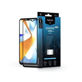   Xiaomi Poco C40 edzett üveg képernyővédő fólia - MyScreen Protector Diamond Glass Lite Edge2.5D Full Glue - fekete
