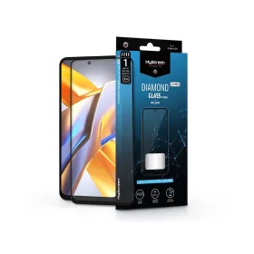   Xiaomi Poco M5s edzett üveg képernyővédő fólia - MyScreen Protector Diamond Glass Lite Edge2.5D Full Glue - fekete